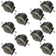 Pulley, Quadruple, Parallel, Aluminum, 50mm, Pack of 10
