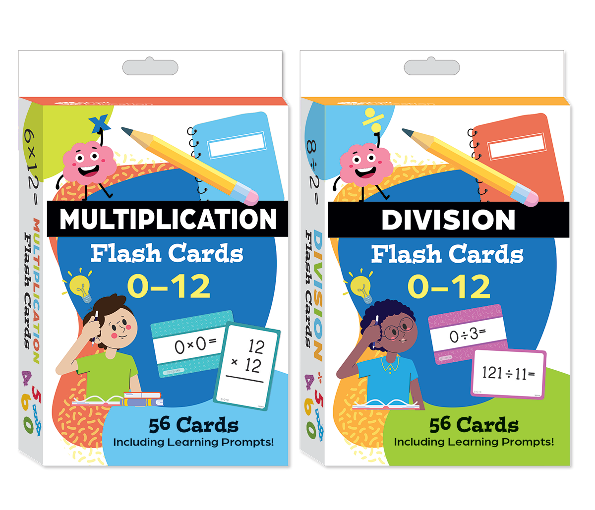 Multiplication & Division Flash Card 2-Deck Set