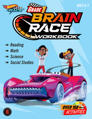Hot Wheels Brain Race Grade 1 Workbook