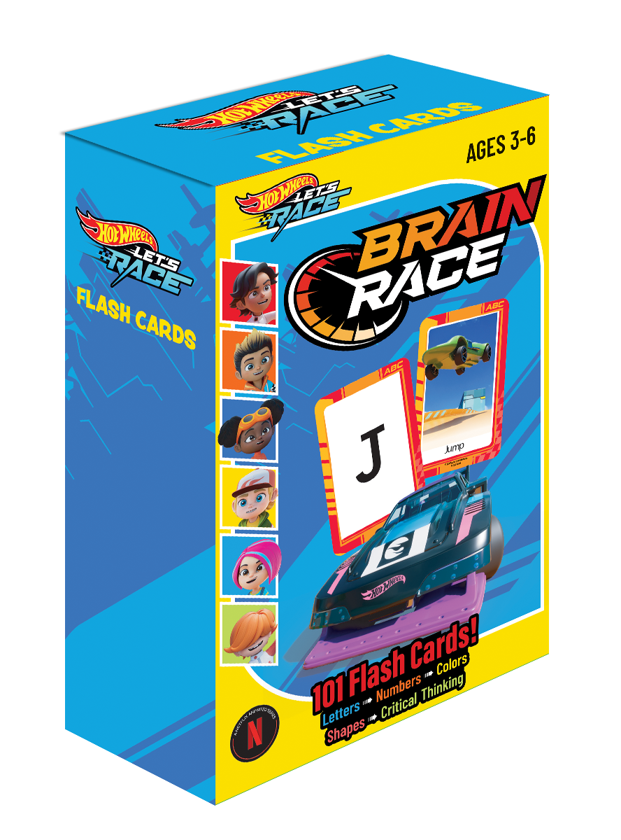 Hot Wheels Brain Race Flash Cards