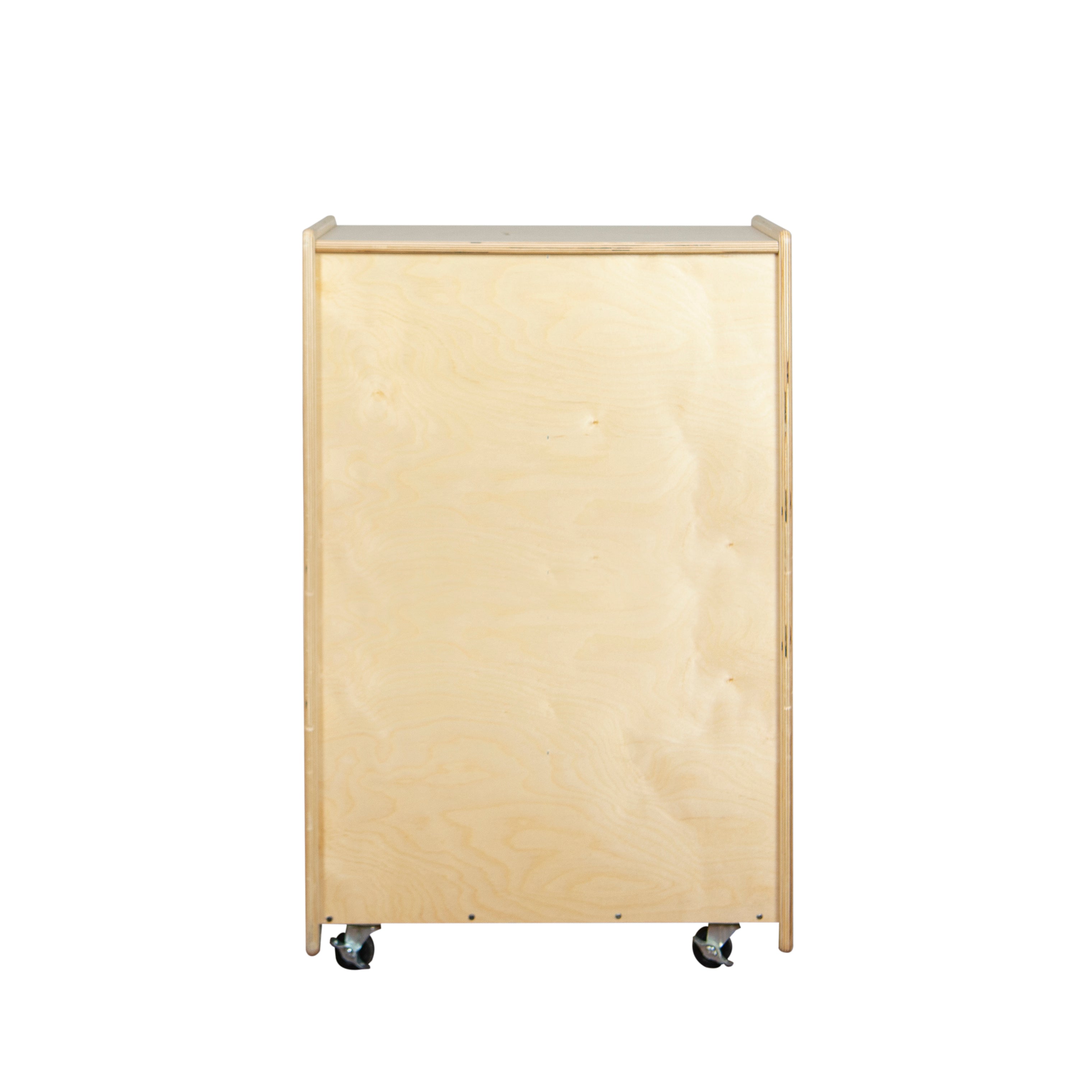 Vertical Storage with (10) Brown Trays