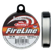 The Beadsmith Beadsmith Fireline Braided Bead Thread, 6-Pound, 50 Yards (Crystal) 6-Pound