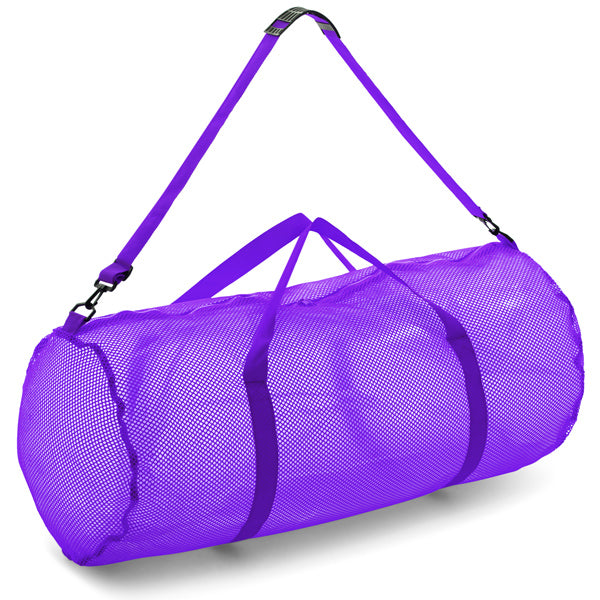 Mesh Duffel Bag Purple
