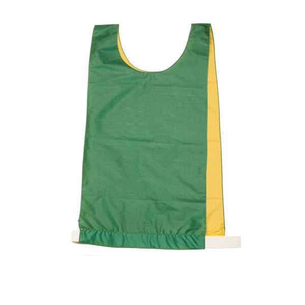 Youth Reversible Pinnie Green/Yellow