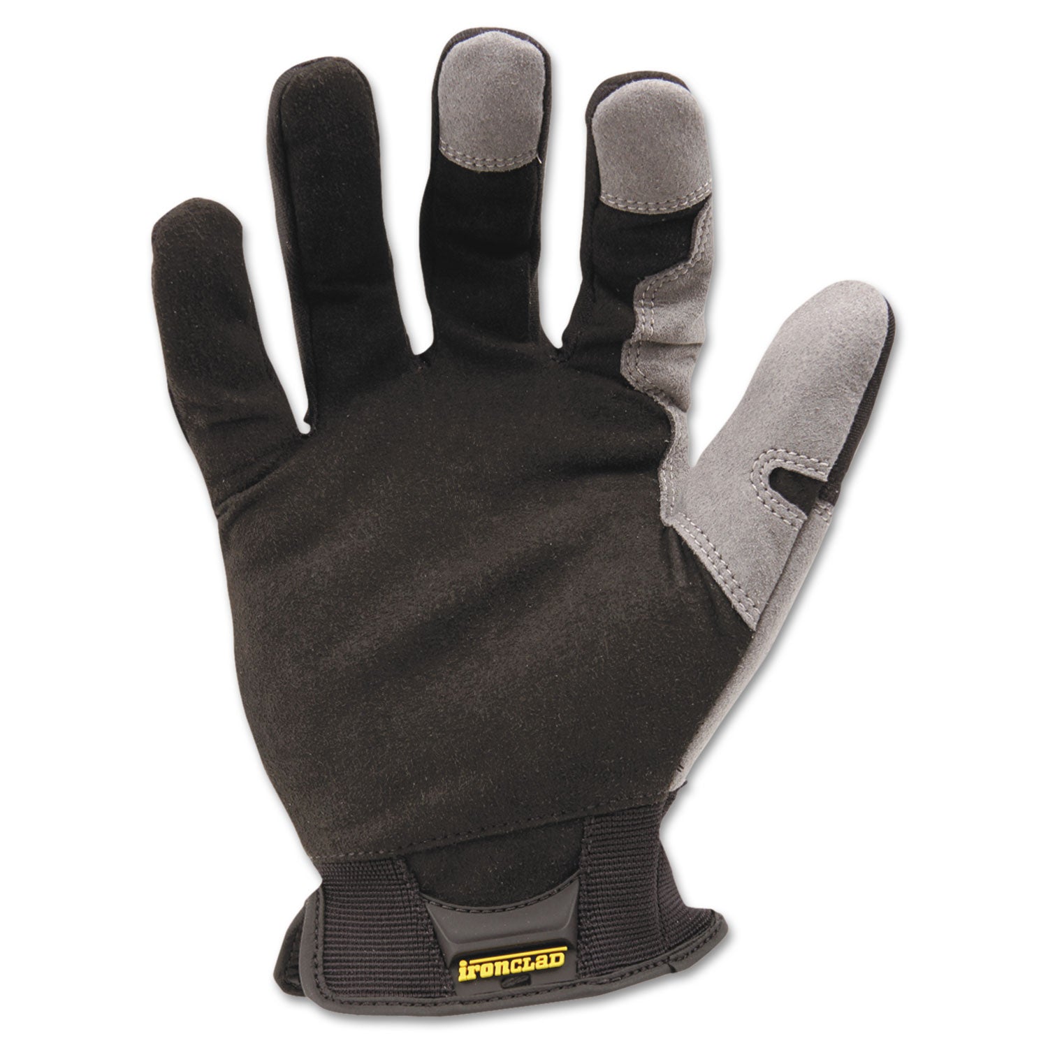 Ironclad WorkForce All-purpose Gloves - X-Large Size - Black, Gray - Impact Resistant, Abrasion Resistant, Durable, Reinforced - For Multipurpose, Home, Shop, Construction, Landscape, Yardwork - 1 Pair