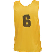 Numbered Practice Vest Youth Yellow