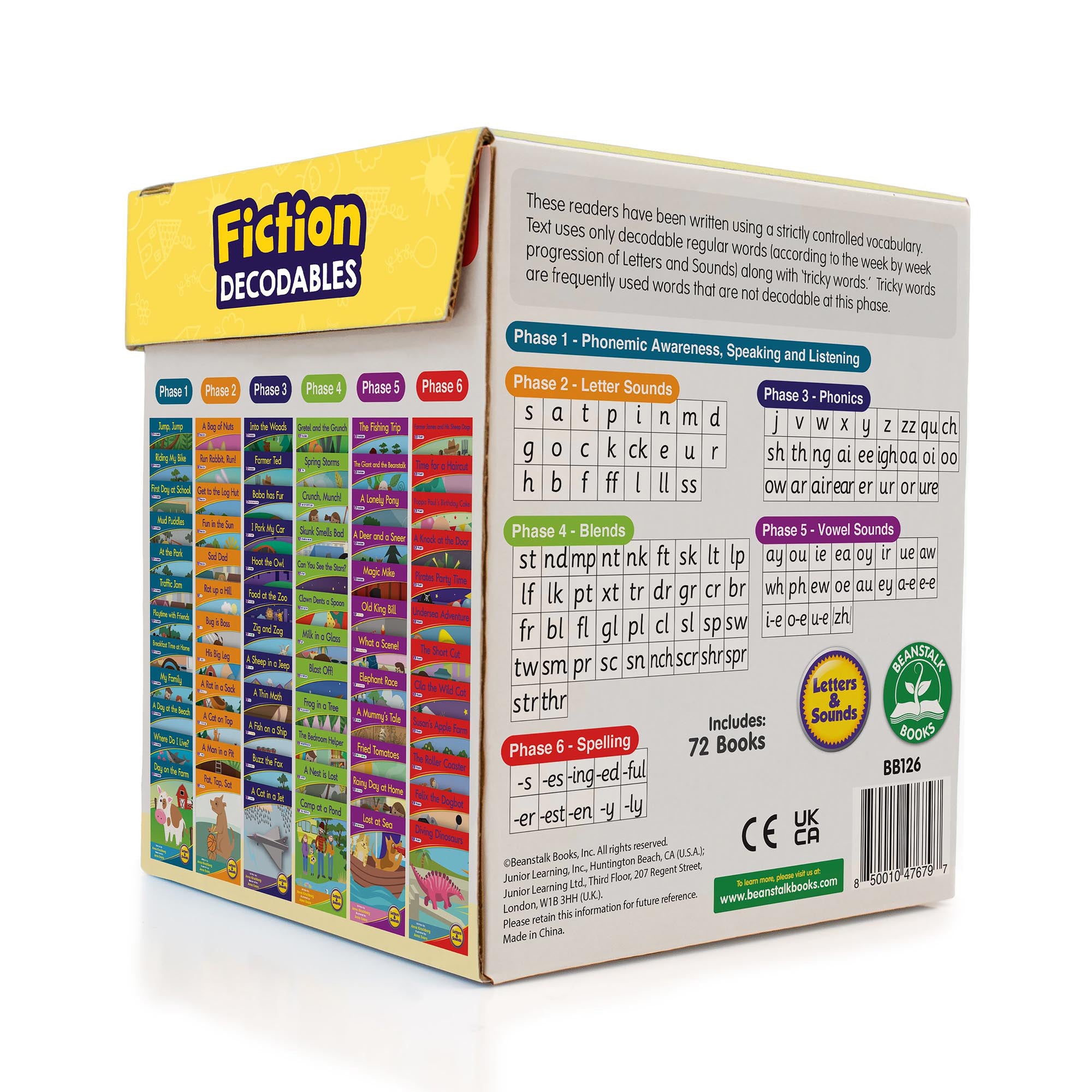 Letters & Sounds Fiction Decodables Boxed Set, Set 1