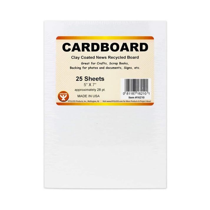 Chipboard 5" x 7", 25 sheets