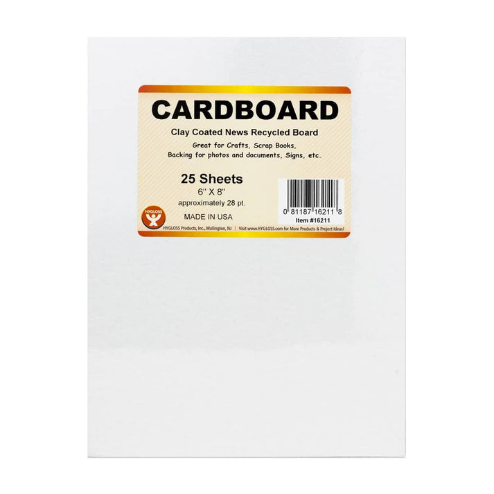Chipboard 6" x 8", 25 sheets