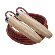 8.5' Heavyweight Leather Ball Bearing Jump Rope