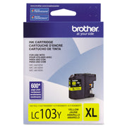 Brother Innobella LC103Y Original High Yield Inkjet Ink Cartridge - Yellow - 1 Each