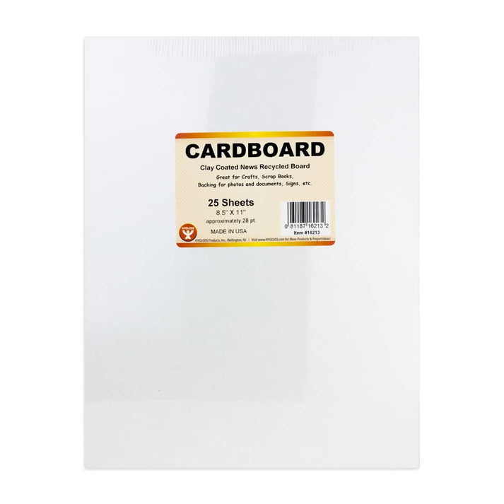 Chipboard 8.5" x 11", 25 sheets