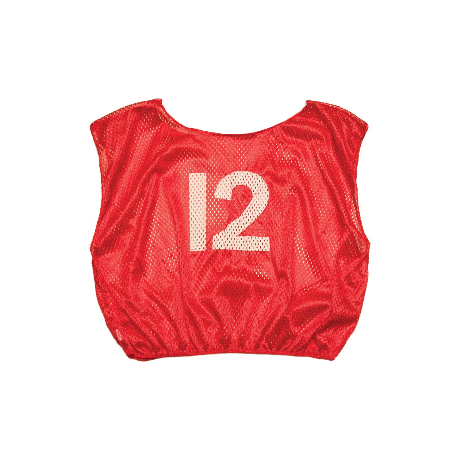 Numbered Scrimmage Vest Adult Red