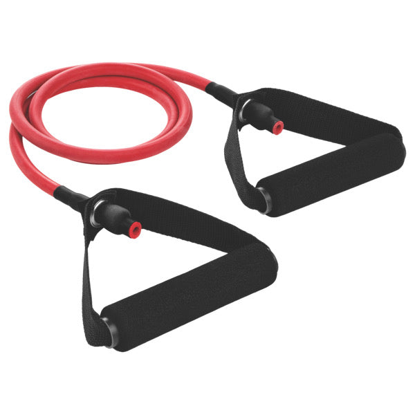 Medium Resistance Tubing w/ Foam Handle, Red