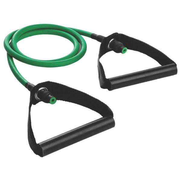 Light Resistance Tubing w/PVC Handle, Green