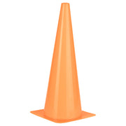 18" High Visibility Plastic Cone Orange