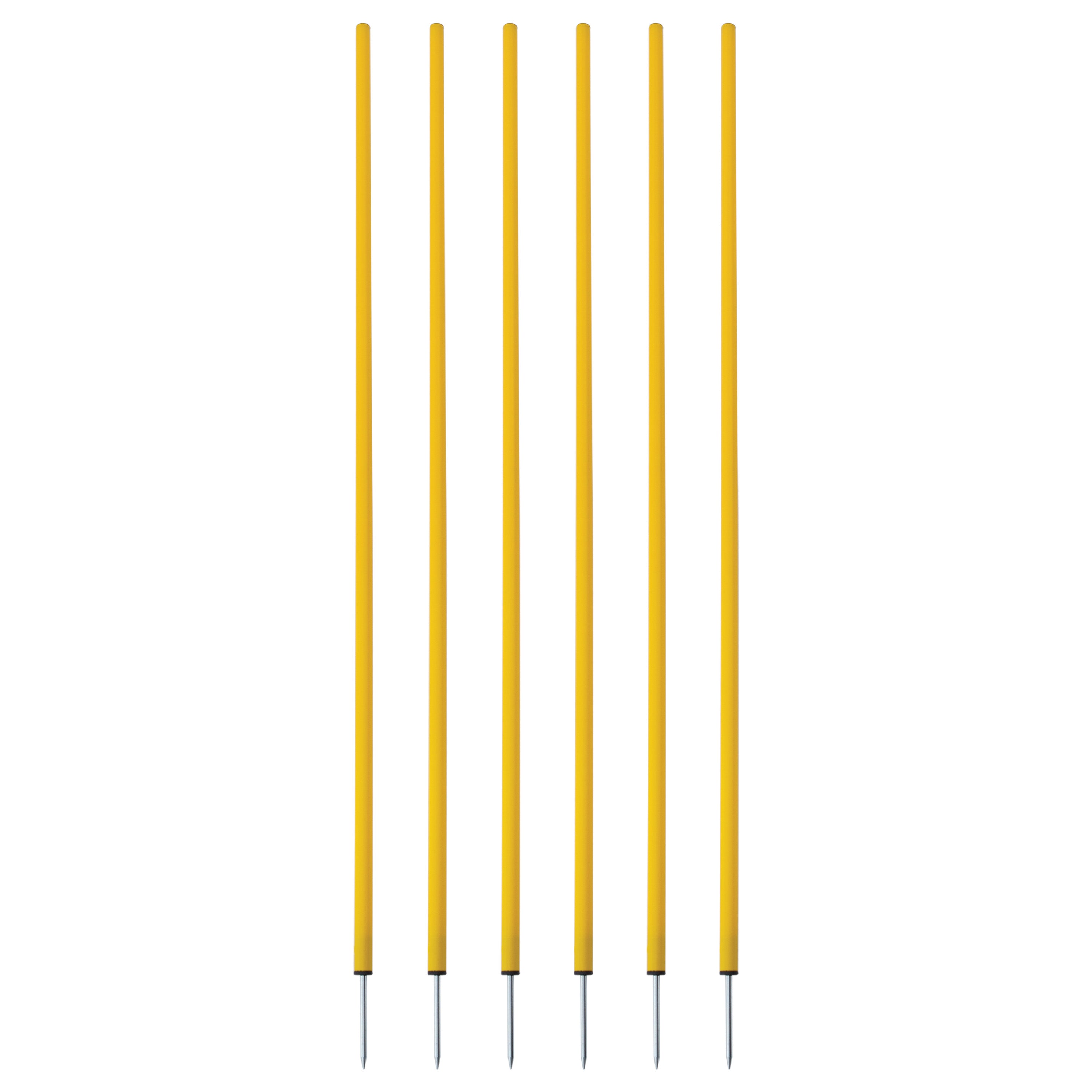 Coaching Sticks Set of 6 Yellow