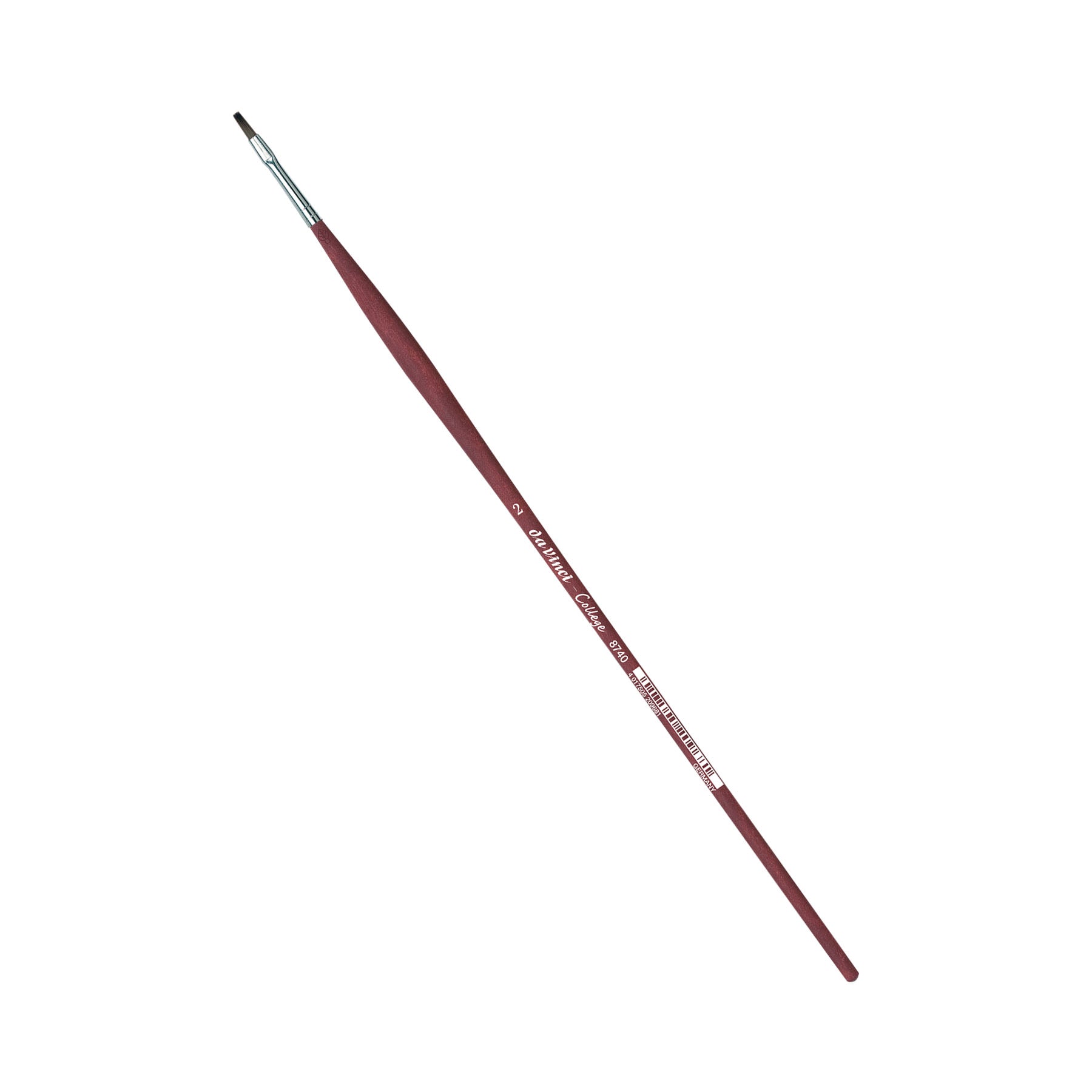 COLLEGE Student Brush, Synthetic, Acrylic & Oil, Flat, Series 8740, Size 2