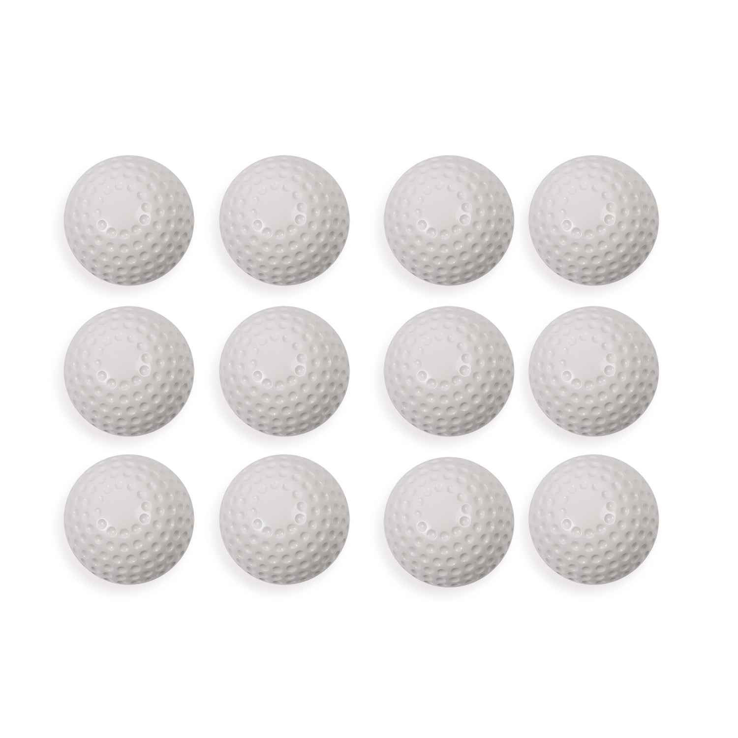 Dimple Pitching Machine Baseball White
