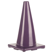 18 Inch High Visibility Flexible Vinyl Cone Purple