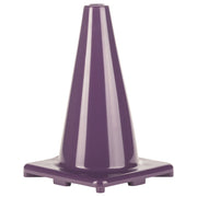 12 Inch High Visibility Flexible Vinyl Cone Purple