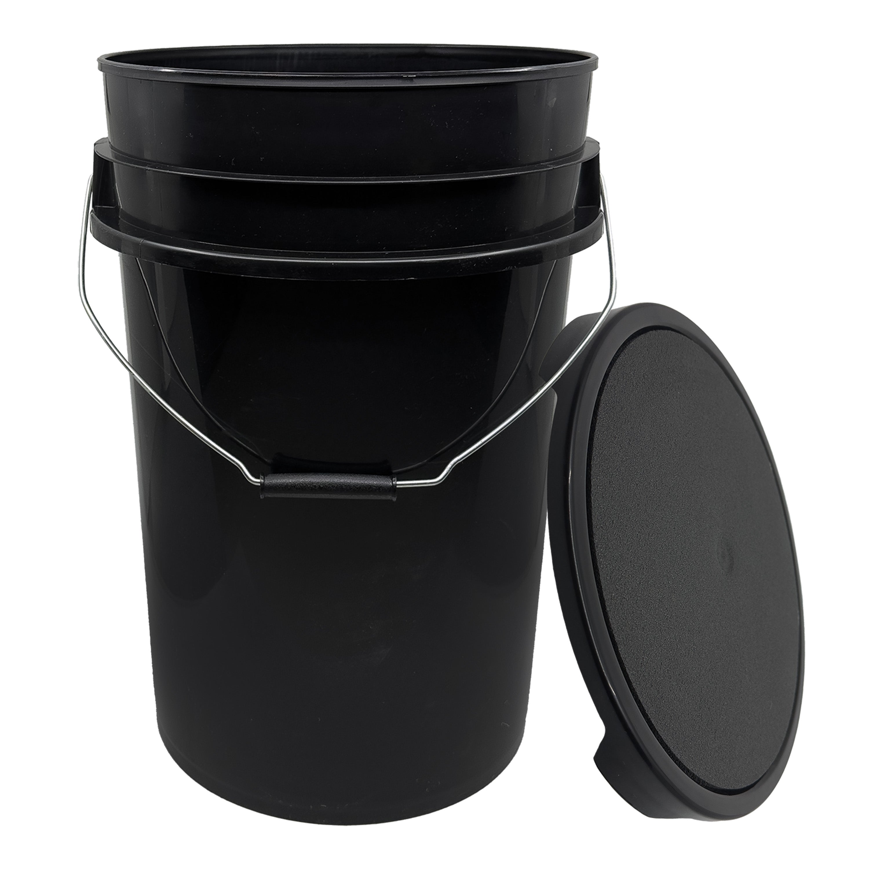 6 Gallon Ball Bucket Black