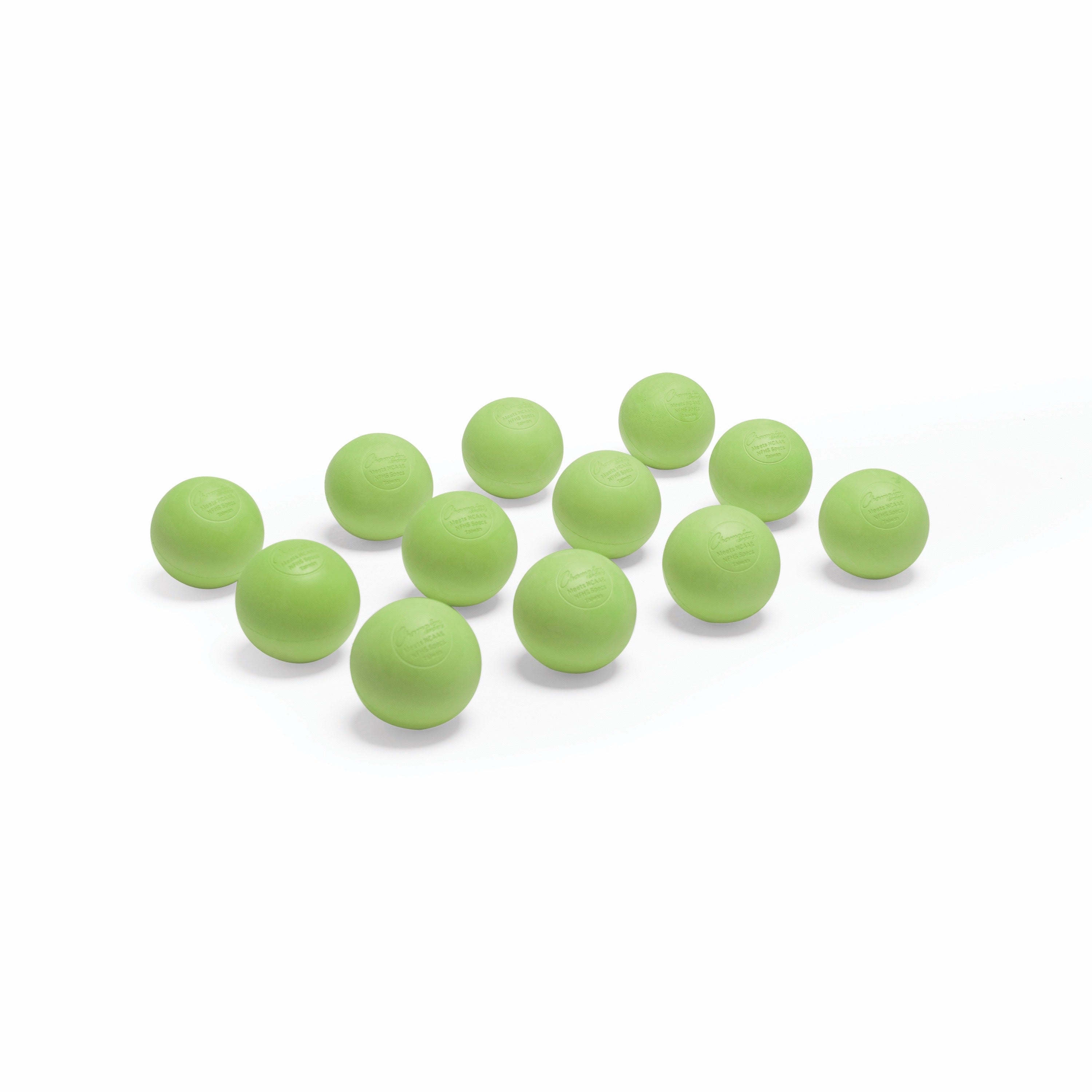NOCSAE Lacrosse Ball Green Bulk