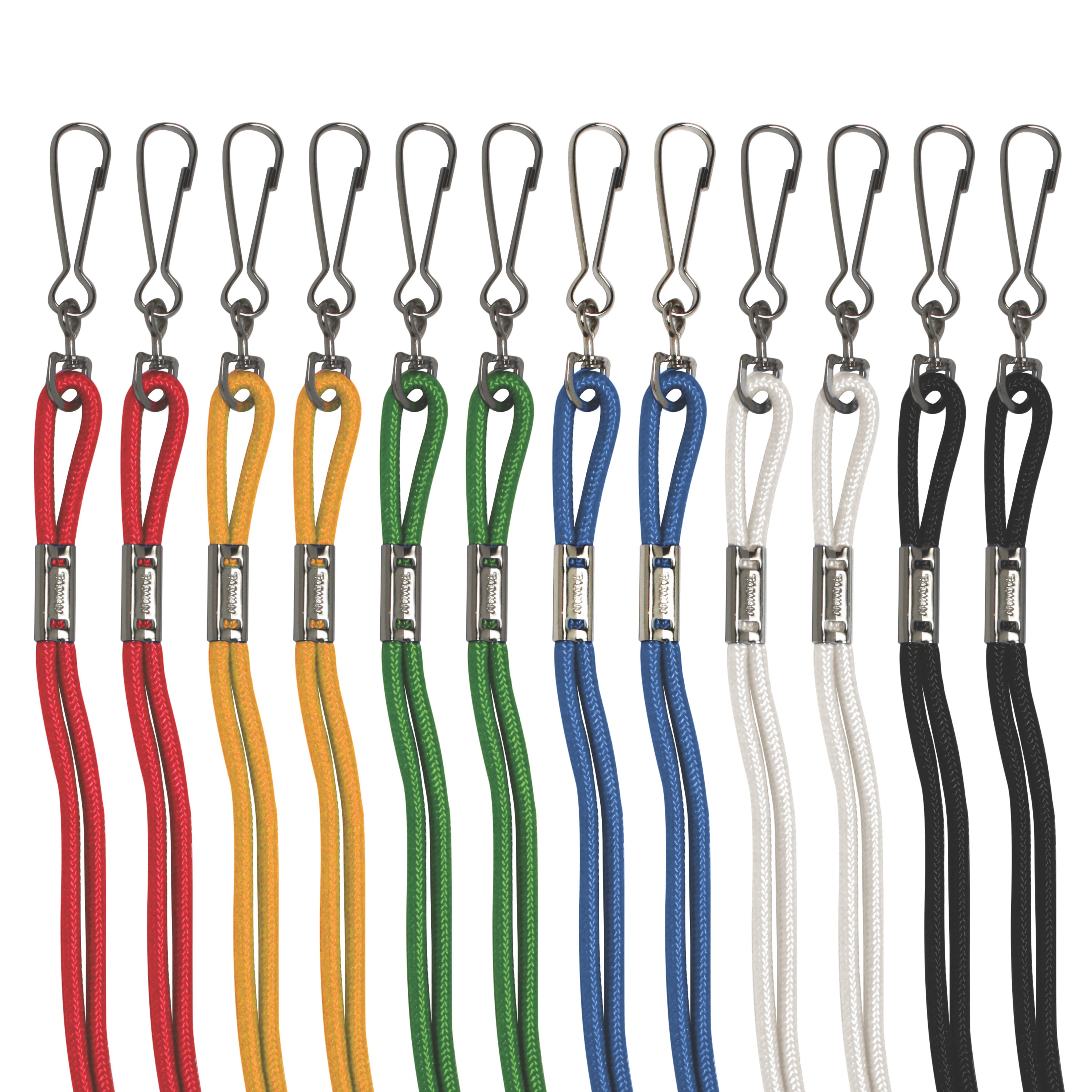 Lanyards, Assorted Colors, Pack of 12