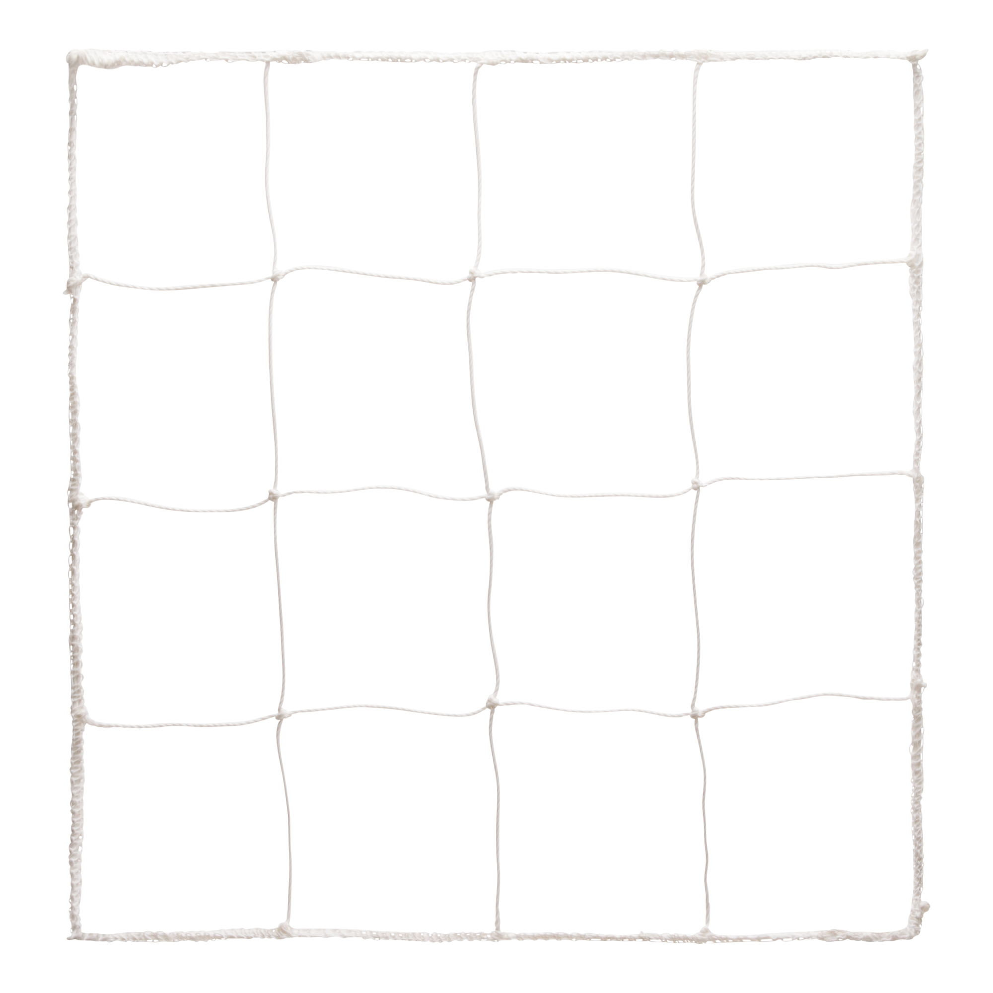 3.0 mm Official Size Soccer Net White