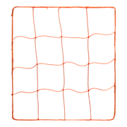 3.0 mm Official Size Soccer Net Orange