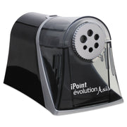 iPoint Evolution Axis Heavy Duty Electric Pencil Sharpener, Black/Silver