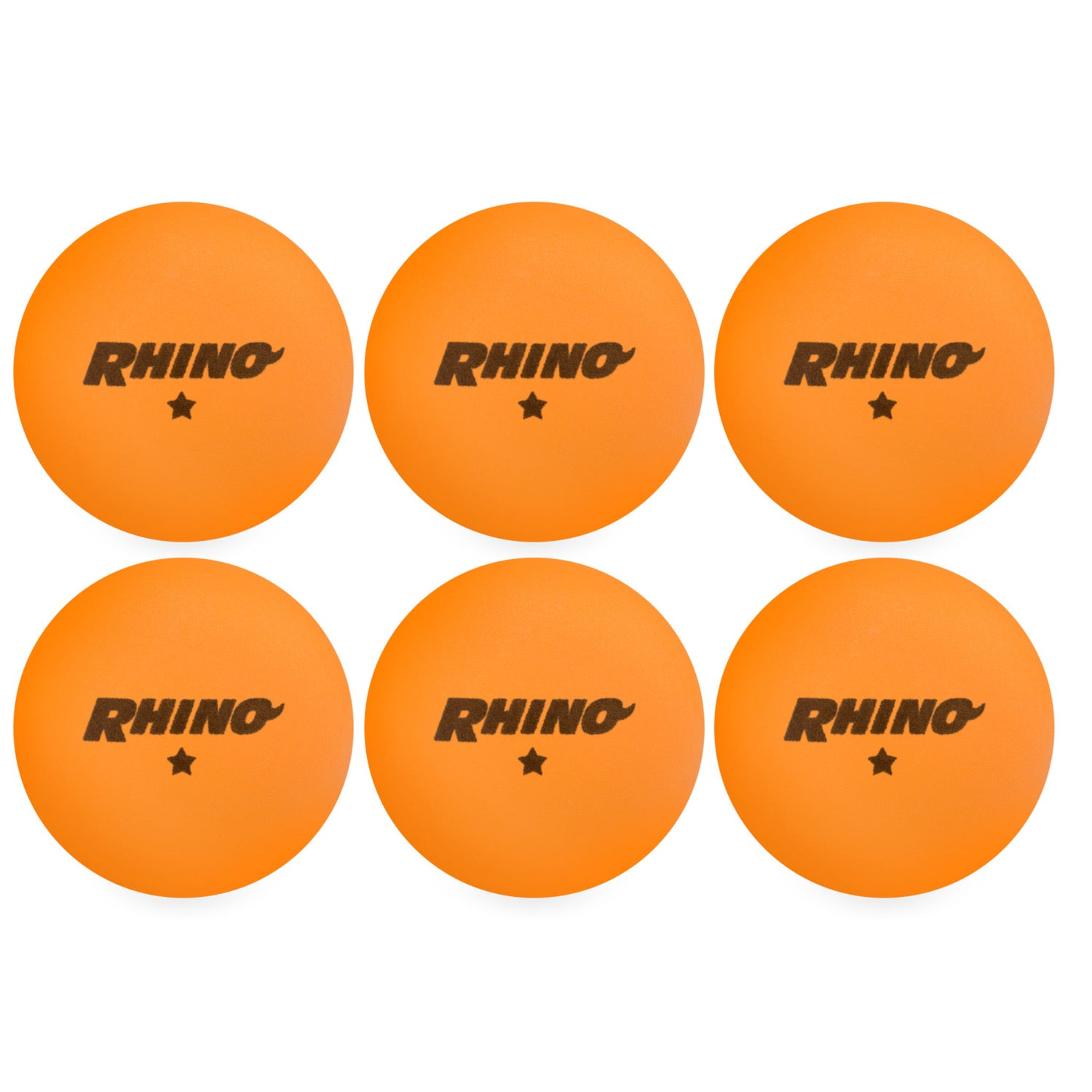1 Star Table Tennis 6/Pack Orange
