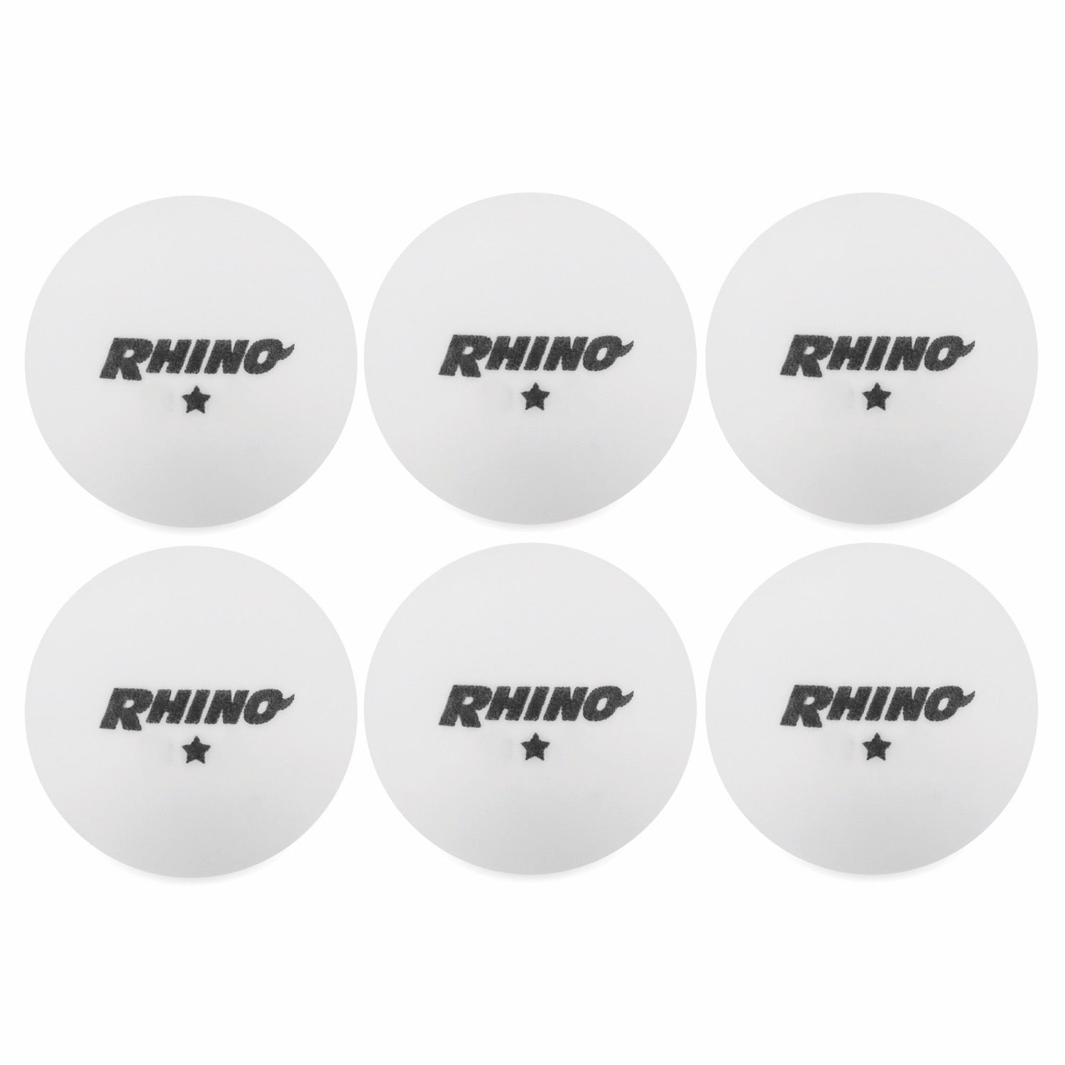 1 Star Table Tennis 6/Pack White