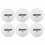 1 Star Table Tennis 6/Pack White