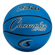 Size 7 Rubber Basketball Blue