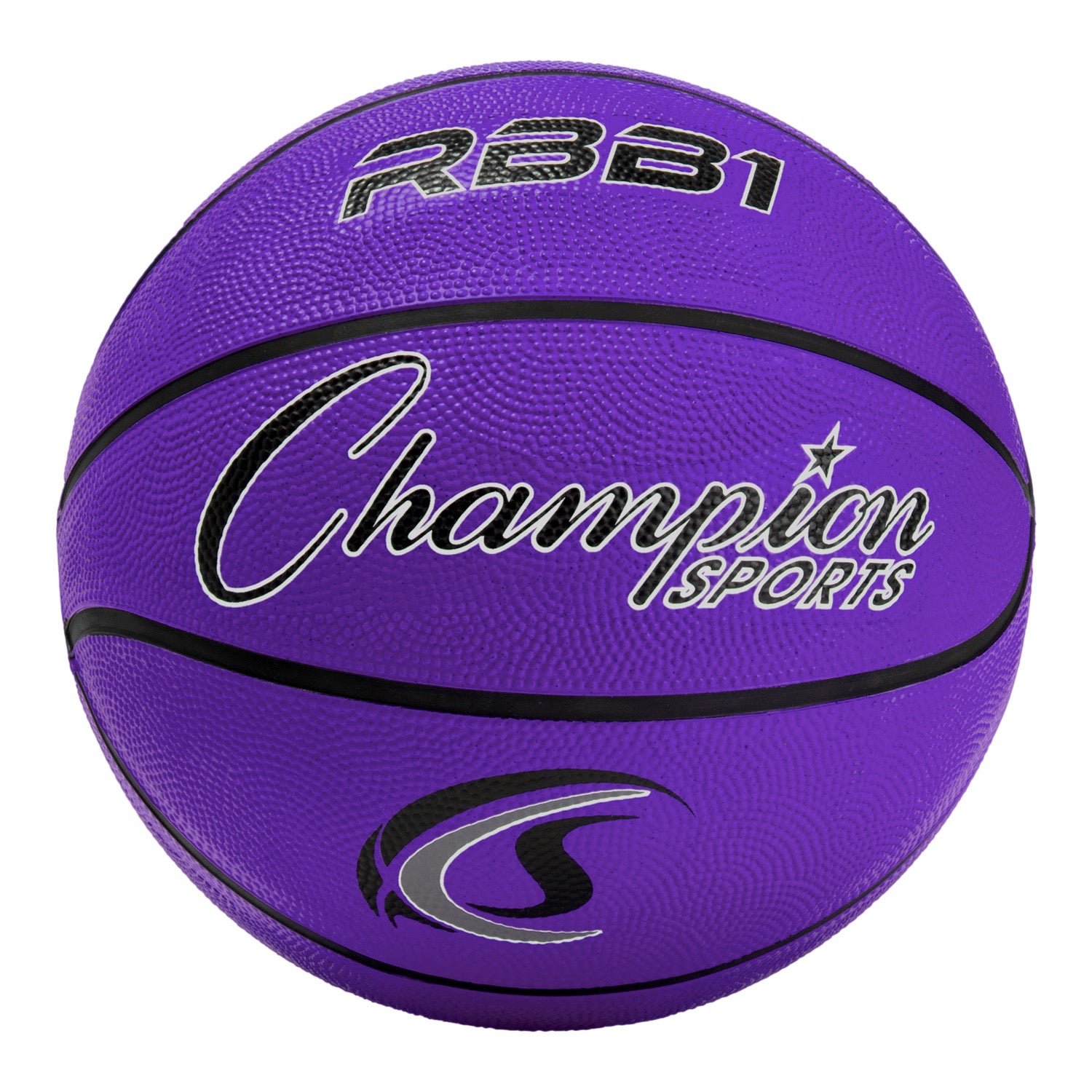 Size 7 Rubber Basketball Purple