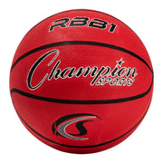 Size 7 Rubber Basketball Red