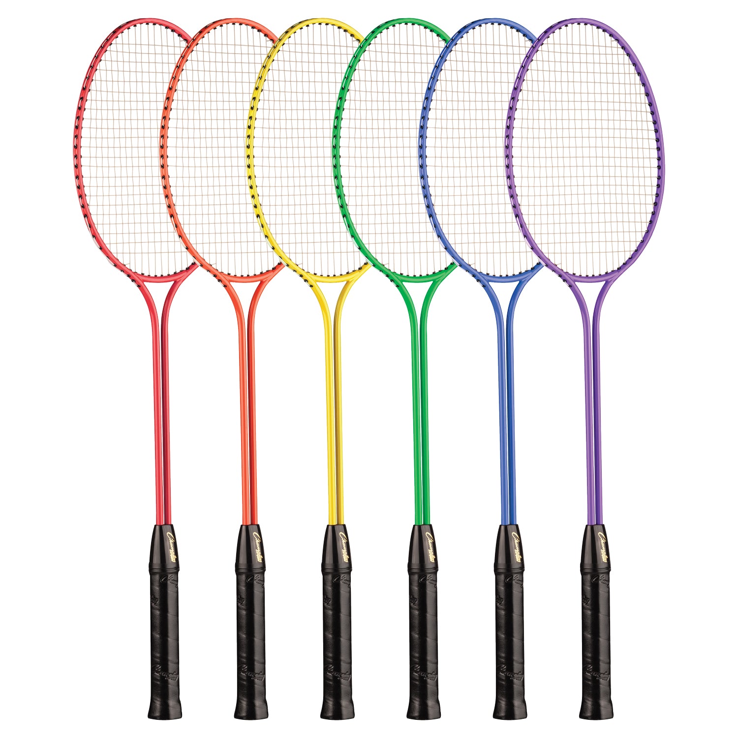 Tempered Steel Twin Shaft Badminton Racket Set