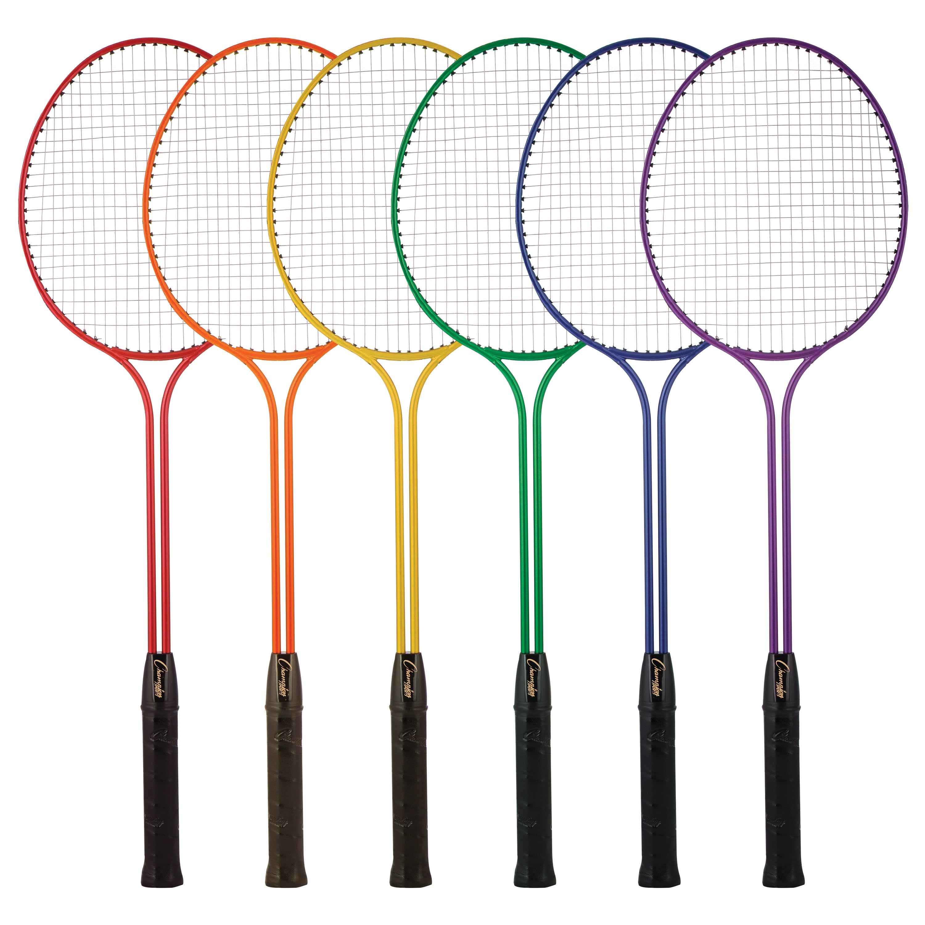 Tempered Steel Twin Shaft Badminton Racket Set