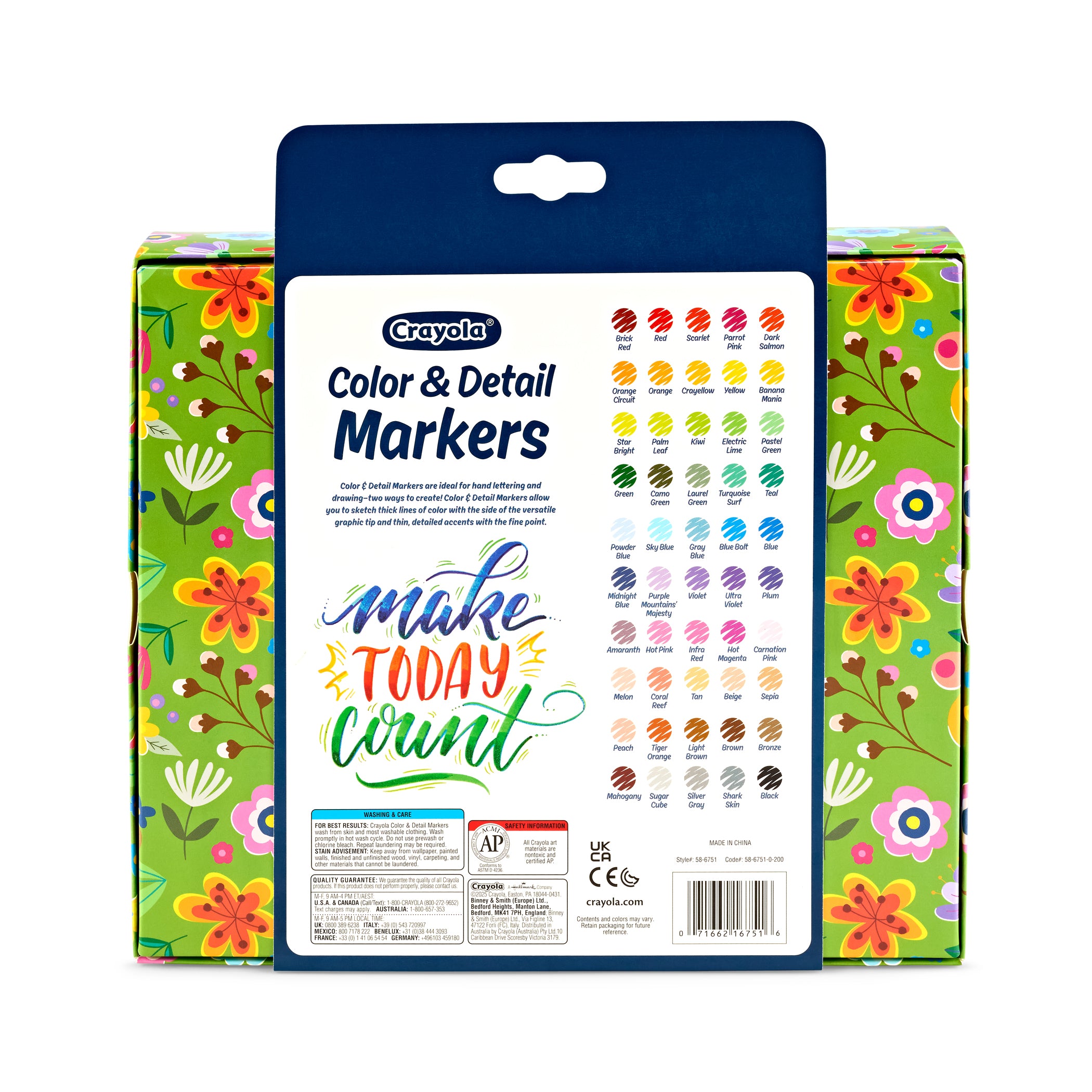 Color & Detail Markers, Pack of 50