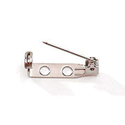 Pin Backs - Nickel Plated Steel - 3/4 Inch - 12 Pieces