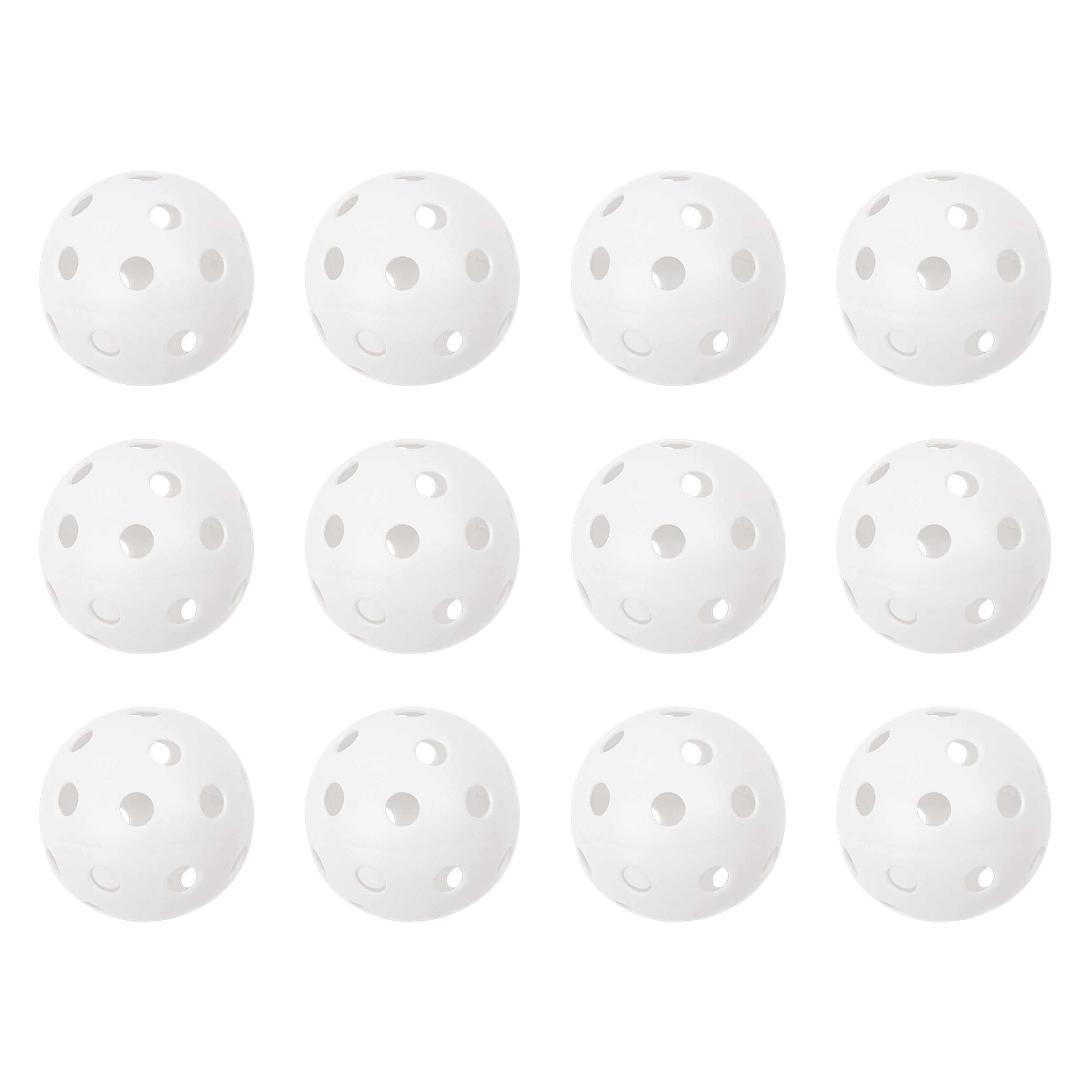Plastic Baseballs White