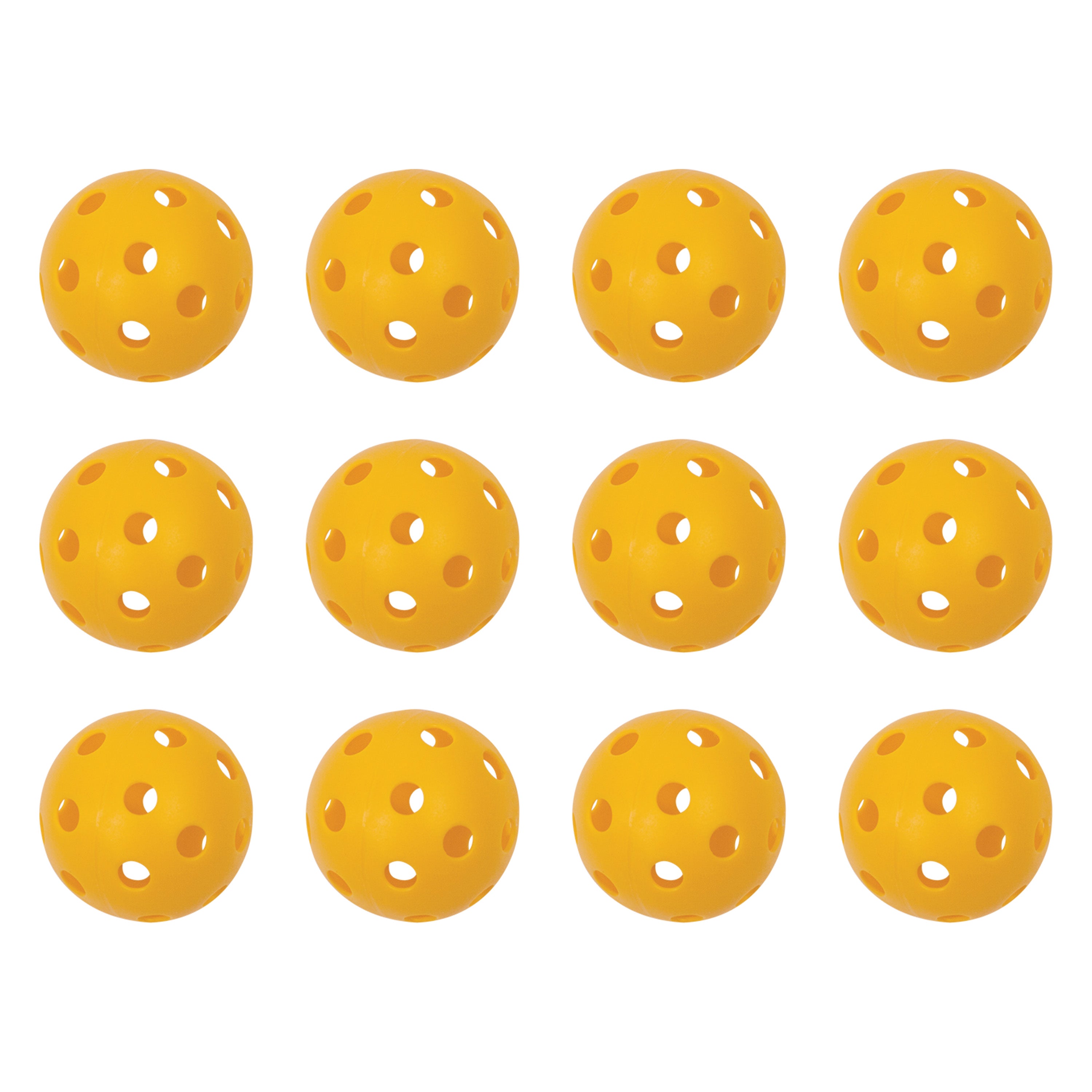 Plastic Baseballs Yellow