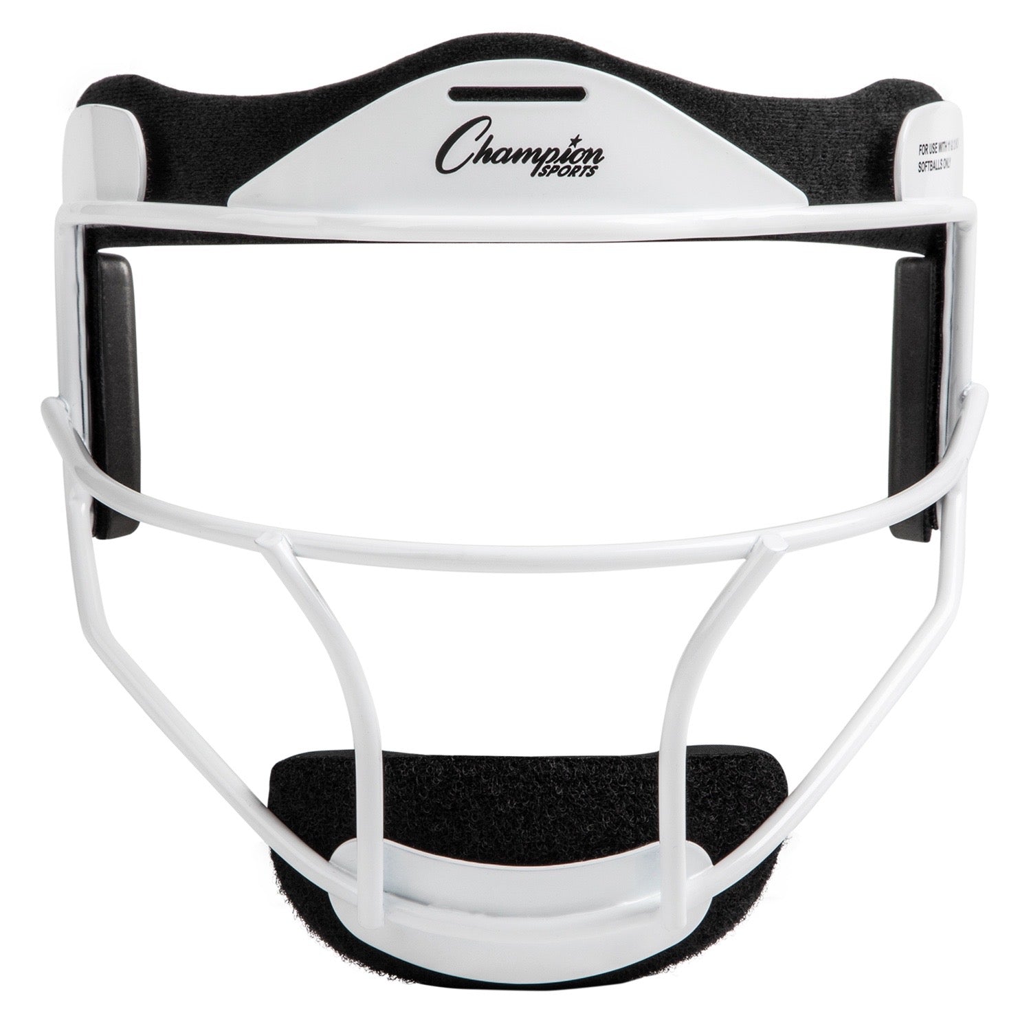 Softball Face Mask Youth White
