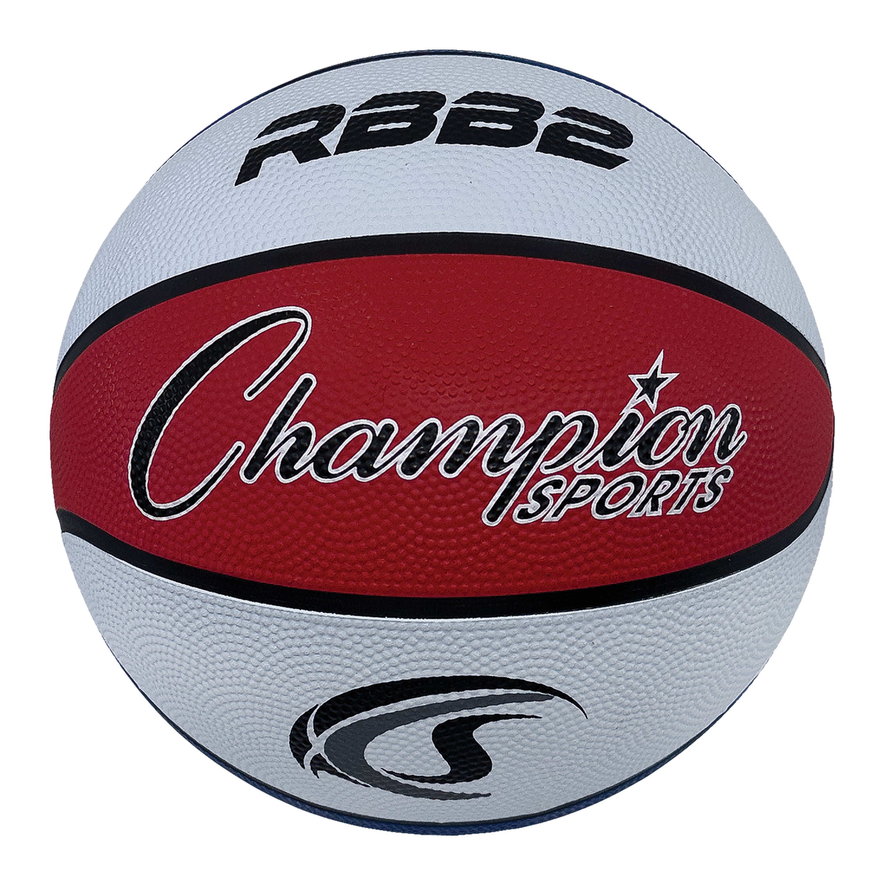 Junior Rubber Basketball Red/White/Blue