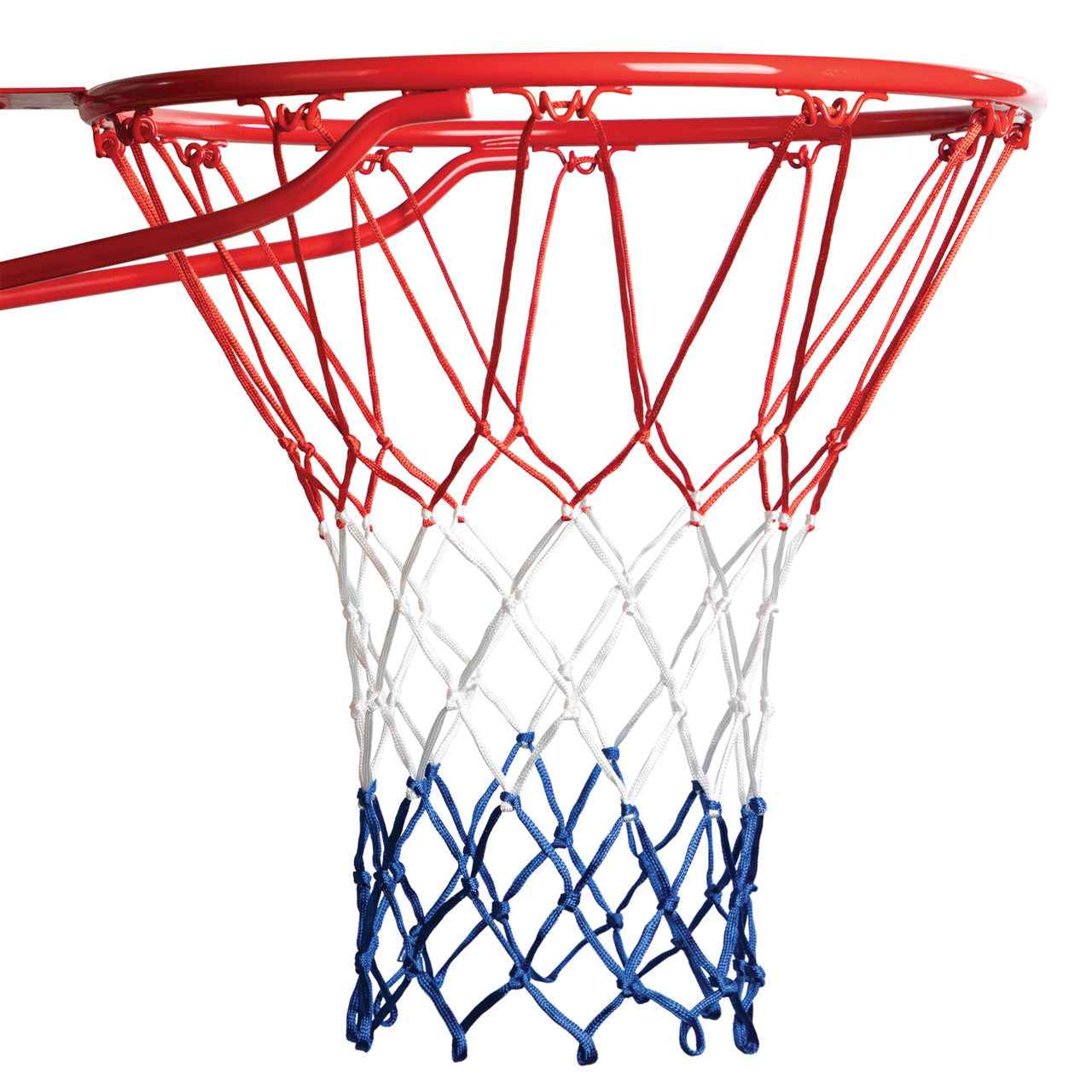4 MM PRO BASKETBALL NET, RED/WHITE/BLUE