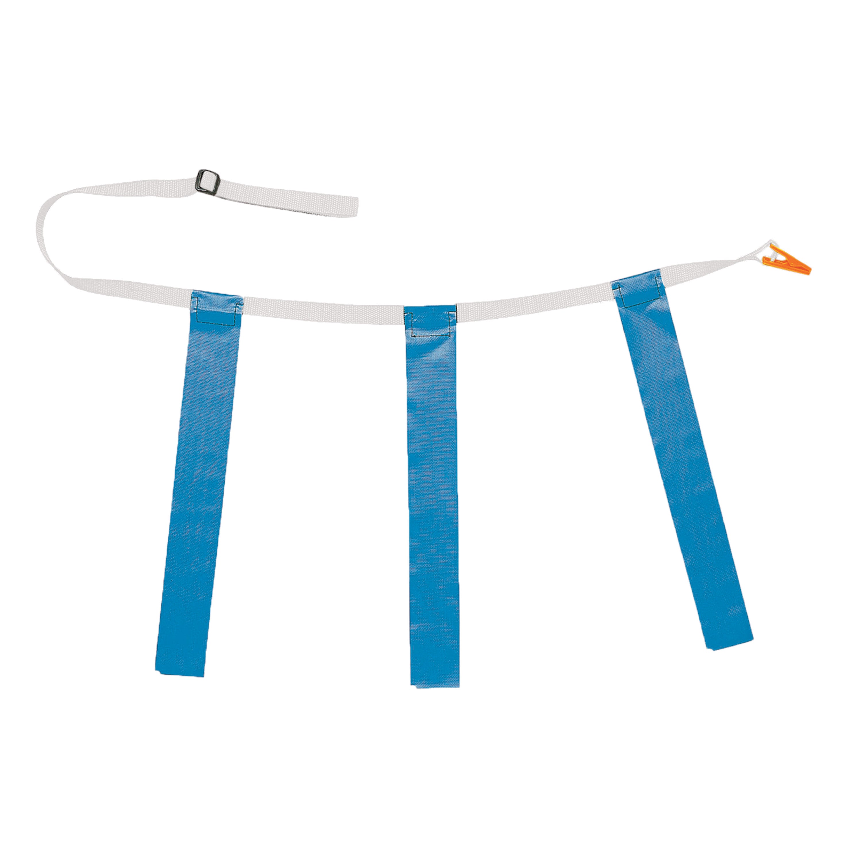 Triple Flag Football Set, Youth Size, Blue, 25"-31", 12 per pack