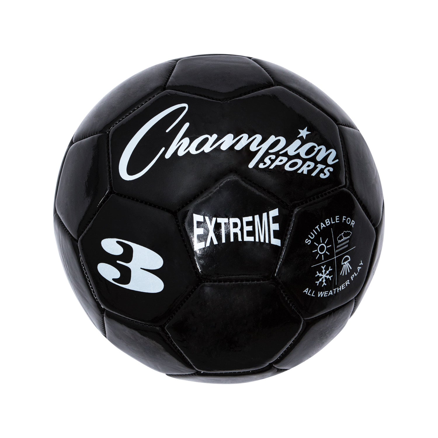 Extreme Soccer Ball Size 3 Black