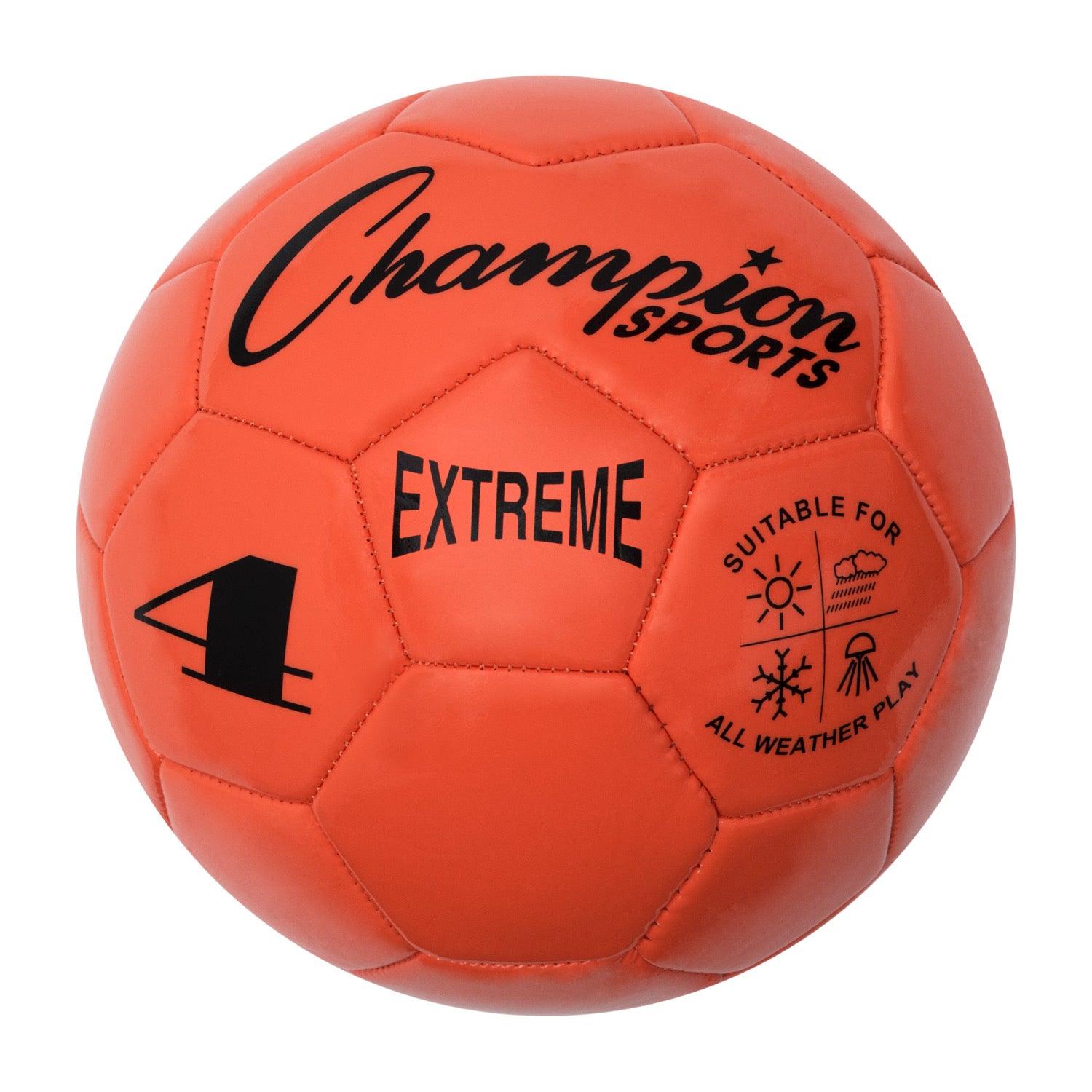 Extreme Soccer Ball Size 4 Orange