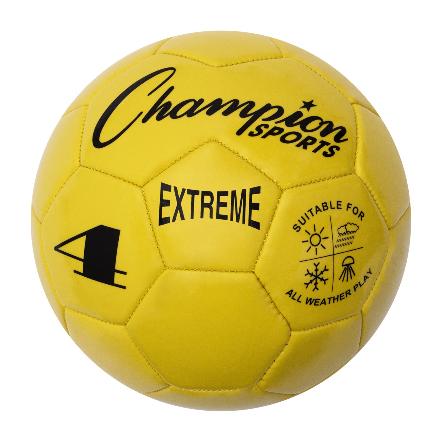 Extreme Soccer Ball Size 4 Yellow
